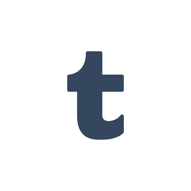 a blue letter t on a white background, a screenshot, featured on tumblr, letterism, logo for a social network, simple 2d flat design, tritone, tudor