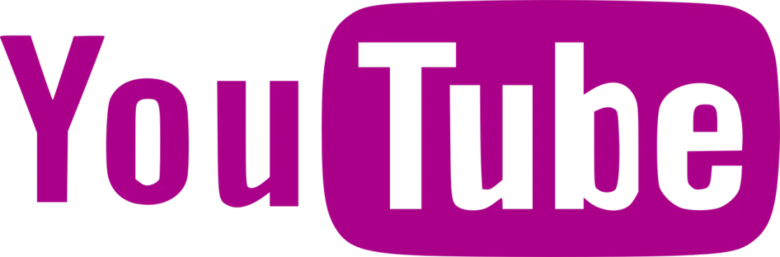 the youtube logo, tumblr, hurufiyya, purple and black color scheme, tomba, pink, oct
