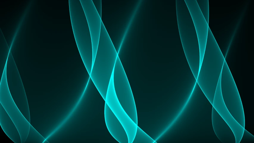 a close up of a blue wave on a black background, digital art, by Julian Allen, shutterstock, generative art, glowing hue of teal, on simple background, vectorial curves, iphone background