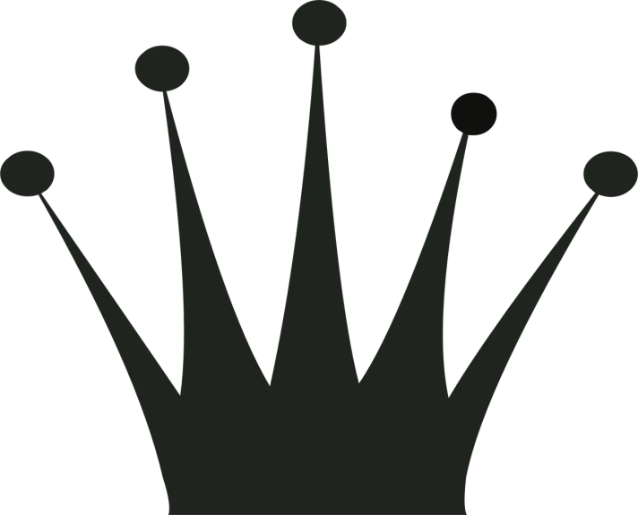 a black crown on a black background, a screenshot, by Andrei Kolkoutine, deviantart, a green, where a large, oz