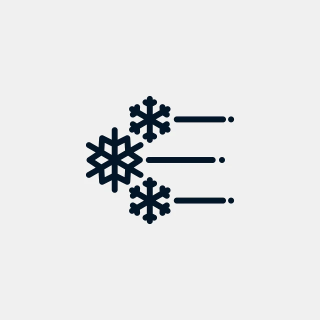 a black and white photo of a snowflake, concept art, conceptual art, minimalist logo vector art, snow is falling, navy, ice arrows