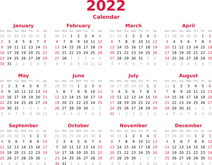 a calendar with red numbers on a black background, digital art, 2022, meme template, no gradients, y 2 k fashion