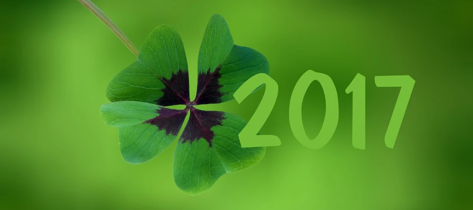 a four leaf clover sitting on top of a green field, a photo, trending on pixabay, minimalism, the year 2089, banner, in 2 0 1 5, digitally painted
