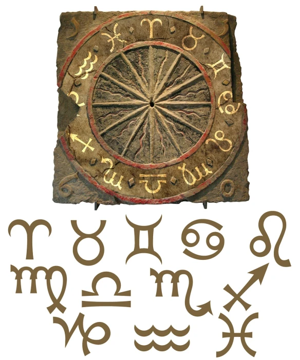 a close up of a clock with roman numerals on it, by Bradley Walker Tomlin, tumblr, dau-al-set, stone runes on the front, unknown zodiac sign, mud, - h 1 0 2 4