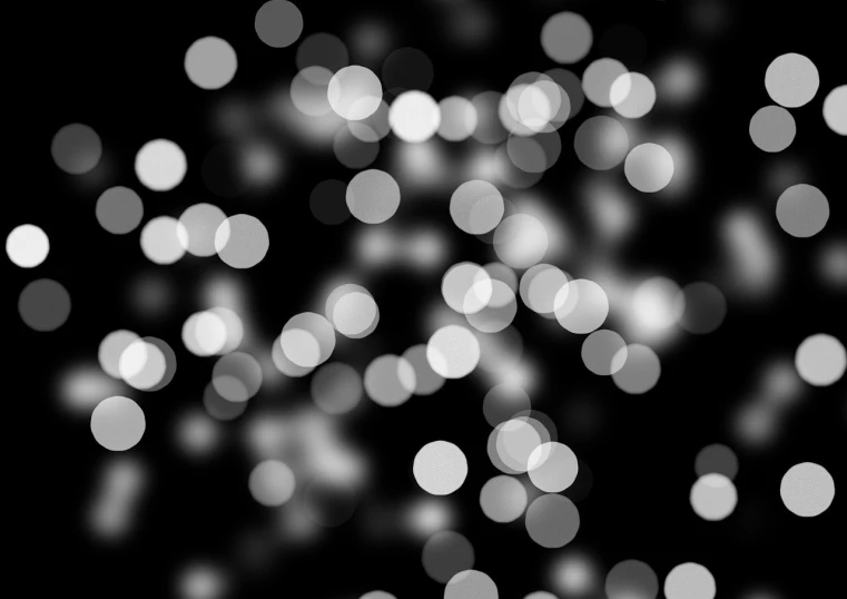a black and white photo of a bunch of lights, inspired by Ota Bubeníček, pexels, pointillism, opalescent night background, 8k no blur, 64x64, phone wallpaper hd