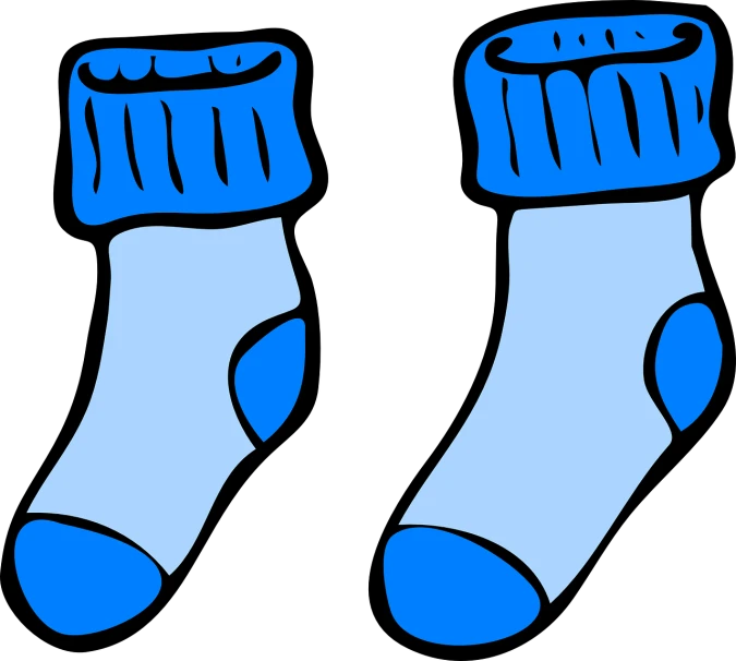 a pair of blue socks on a black background, a cartoon, pixabay, sots art, high quality screenshot, january 20th, comical, family photo