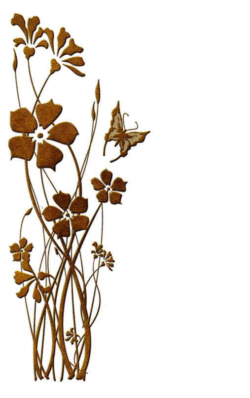 a close up of a vase with flowers on it, deviantart, art nouveau, gold leaf texture, on a flat color black background, flowers and butterflies, grainy photo