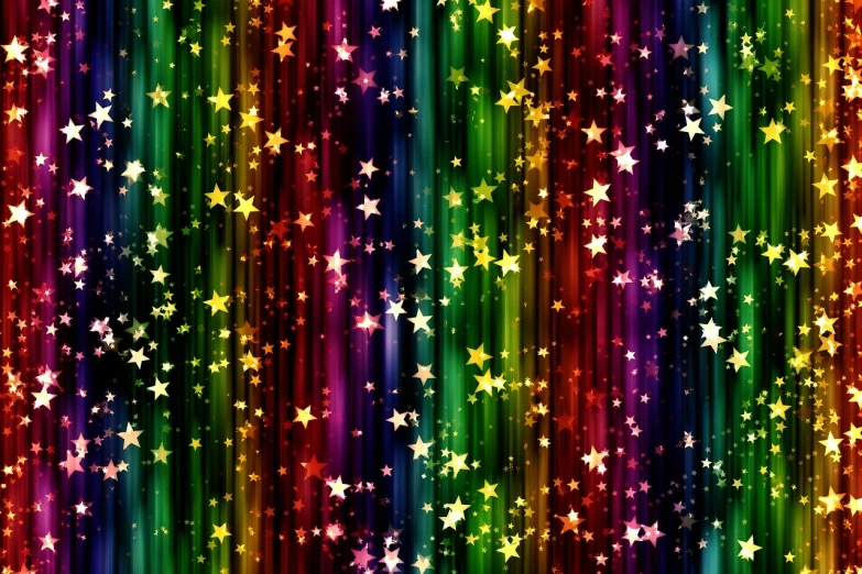 a multicolored background with stars and stripes, shutterstock, curtain, glossy flecks of iridescence, seamless texture, very vibrant colors