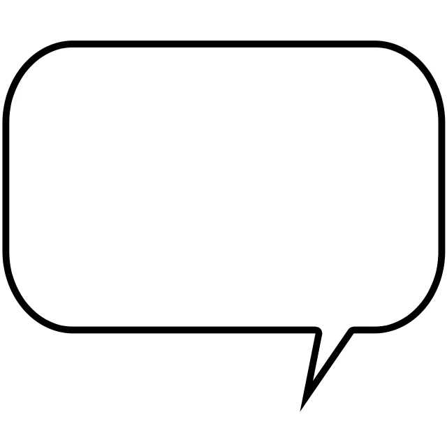 a white speech bubble on a black background, inspired by David B. Mattingly, deviantart, shot on an iphone, on white, 2 k, npc talking