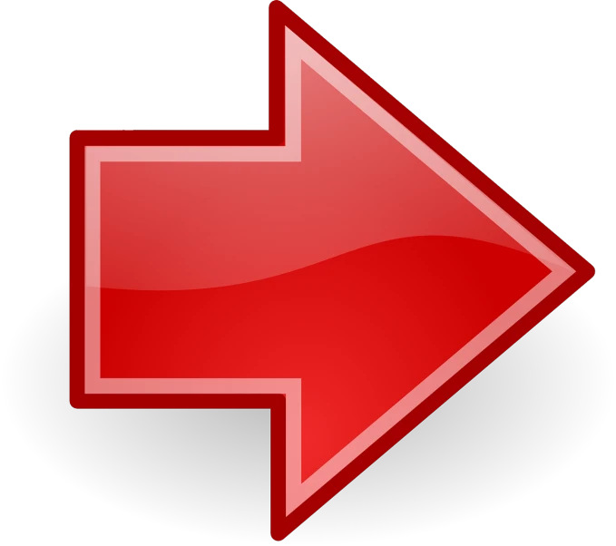 a red arrow pointing down on a black circle, flickr, computer art, vector, forward angle, palm, chunky