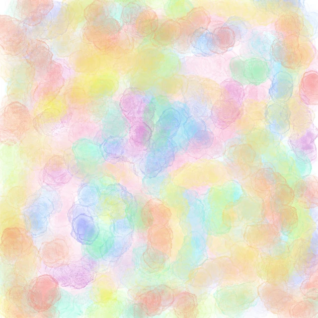 a painting of multicolored circles on a white background, inspired by Yanagawa Shigenobu, flickr, pointillism, rose background, graffiti _ background ( smoke ), translucent material, background pastel