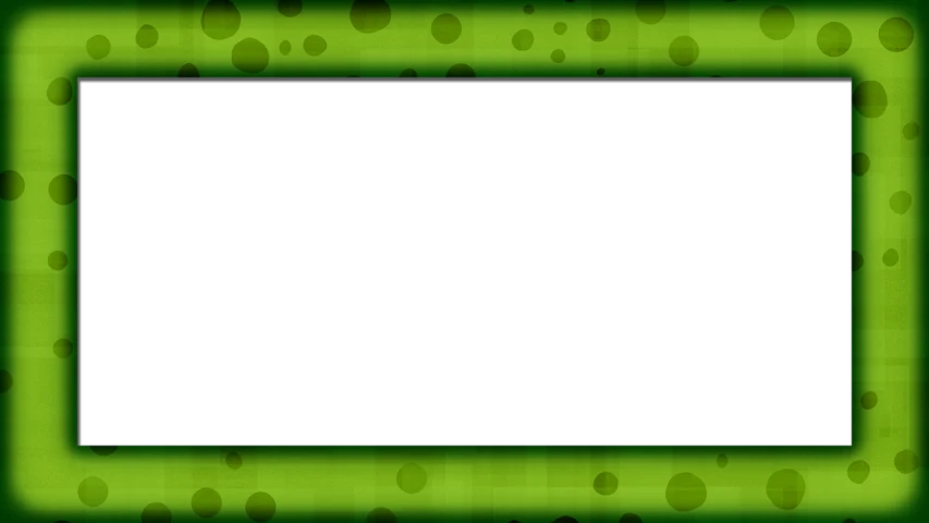 a green frame with polka dots on a black background, a picture, inspired by Art Green, digital art, wide horizon, weed background, wrapped thermal background, slimes