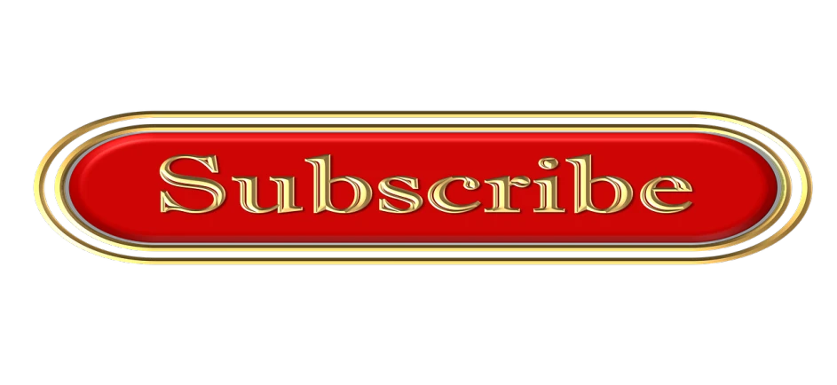 a red and gold subscribe button on a black background, trending on pixabay, video art, j c leyendecker 8 k, buddhist, subways, submarine