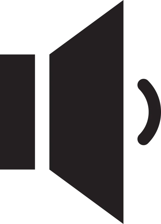 a pair of speakers sitting next to each other, an album cover, pixabay, 2d icon, open door, black flat background, low quality footage