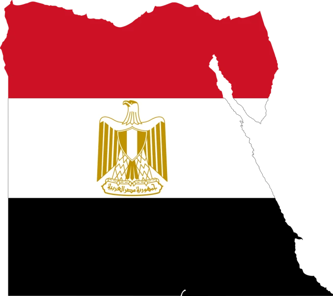 a map of egypt with the flag of the country, inspired by Ahmed Yacoubi, torn, best photo