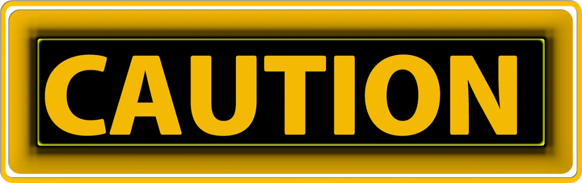 a yellow and black sign that says caution, by Quinton Hoover, futurism, digital banner, automotive, high res, television show