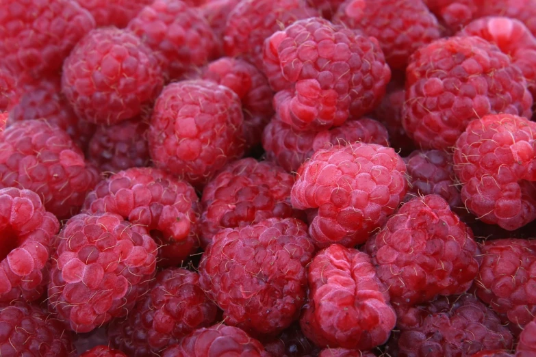 a pile of raspberries sitting on top of each other, by Róbert Berény, hurufiyya, avatar image, detailed zoom photo, bottom - view, version 3