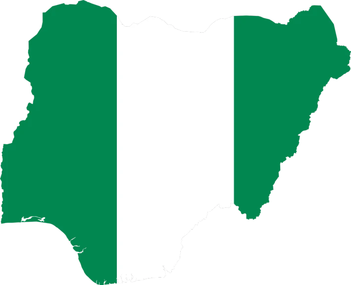 a green and white map of nigeria, by Chinwe Chukwuogo-Roy, humble, sad, inauguration, victoria