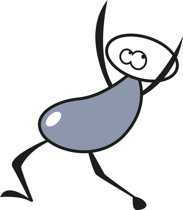 a cartoon character throwing a frisbee in the air, inspired by Tomi Ungerer, reddit, silver insect legs, black backround. inkscape, by :5 sexy: 7, gary oldman as a pear