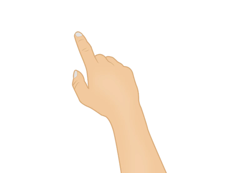 a hand pointing at something on a black background, an illustration of, conceptual art, wikihow illustration, high angle close up shot, cel shaded, you can see in the picture