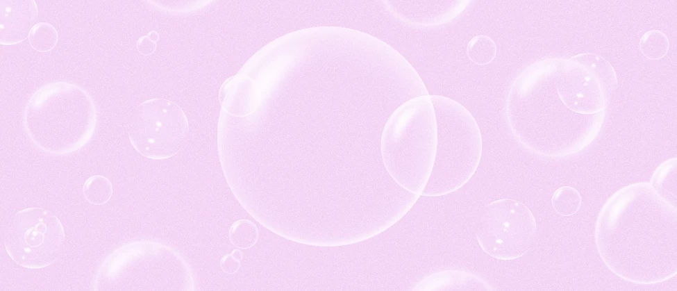 a bunch of bubbles floating on top of a pink surface, a stipple, flickr, tileable, けもの, soap bubbles, buxom