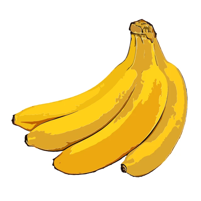 a bunch of bananas sitting next to each other, an illustration of, by Kinichiro Ishikawa, pop art, sharp high detail illustration, without text, sketch illustration, viewed from below