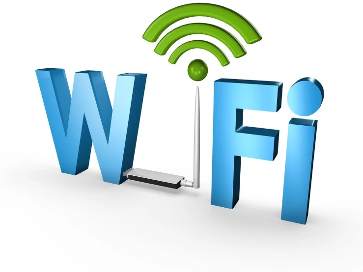 a laptop computer sitting on top of a wifi sign, an illustration of, by Scott M. Fischer, shutterstock, white background, wikihow illustration