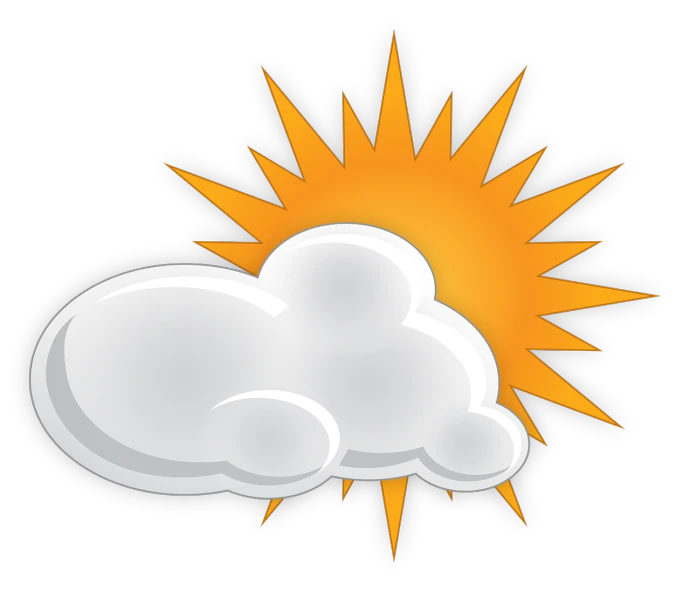 a cloud with a sun in the background, an illustration of, precisionism, with a black background, from wheaton illinois, weather report style, server