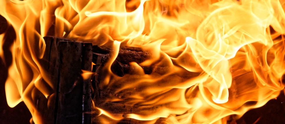 a close up of a piece of wood on fire, a picture, by Rodney Joseph Burn, avatar image, profile picture 1024px, hellfire background, 5 feet away