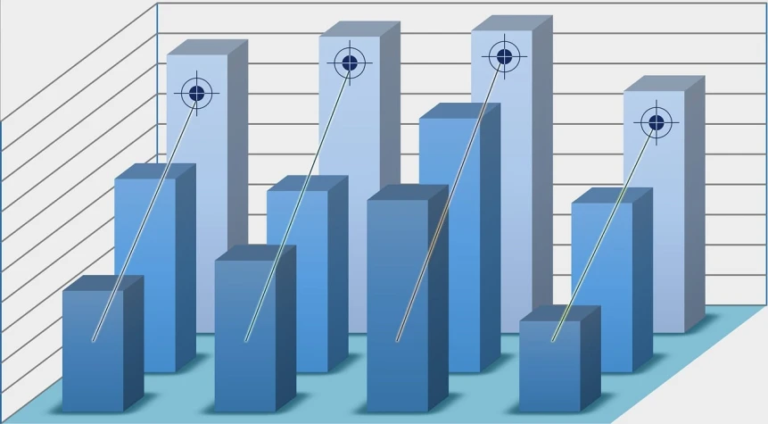 a close up of a bar chart with arrows, an illustration of, incoherents, sharp high detail illustration, gunfire, group photo, very accurate photo