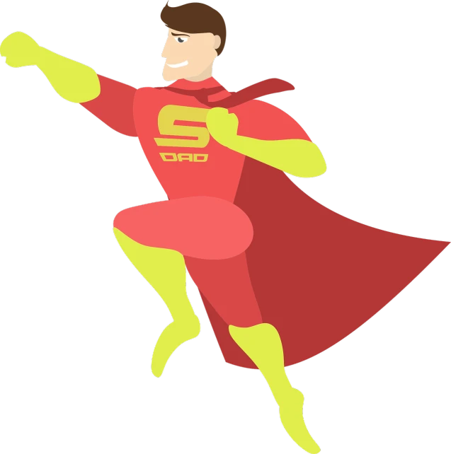 a man in a red and yellow superhero costume, superflat, giga chad, supersharp, stock art, it is the captain of a crew