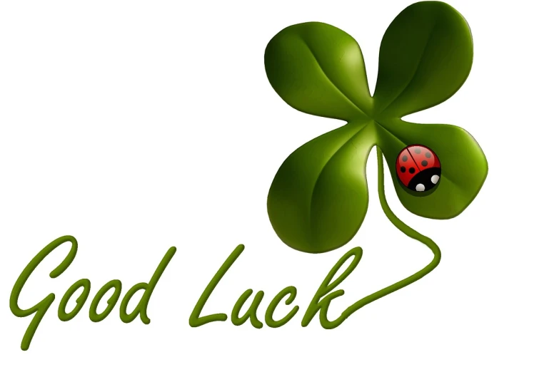 a four leaf clover with a ladybug on it, a picture, shutterstock, stuckism, thank you very much, lock, game and watch, background image