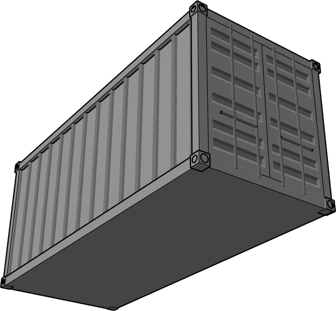 a close up of a container on a white background, pixabay, computer art, hd vector art, steel gray body, art depicting control freak, 3/4 view from below
