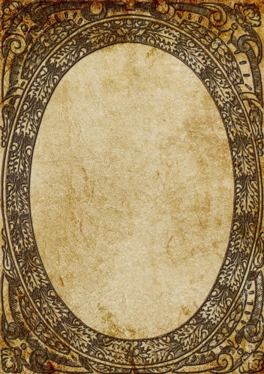 a picture of a picture of a picture of a picture of a picture of a picture of a picture of a picture of a picture of a, an album cover, trending on pixabay, baroque, textured parchment background, tarot card frame, oval face, vintage - w 1 0 2 4