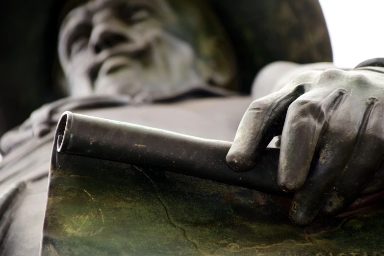 a statue of a man holding a baseball bat, inspired by Sir Jacob Epstein, pexels, figuration libre, curled up on a book, close up face detail, finger, charles baudelaire