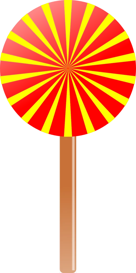 a red and yellow umbrella on a pole, a screenshot, inspired by Shūbun Tenshō, pixabay, sōsaku hanga, !!! very coherent!!! vector art, lollipop, pine, from sengoku period
