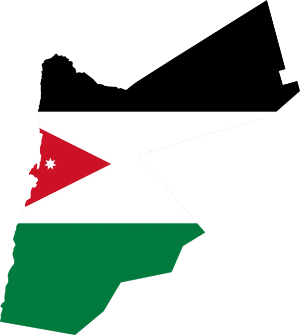 a map of jordan with the flag of the country, an illustration of, by Robert Jacobsen, hurufiyya, on a flat color black background, looking this way, patagonian, ahmad merheb