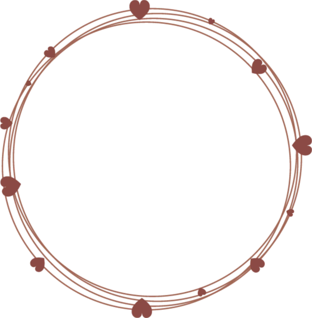a circle of red circles on a black background, a digital rendering, inspired by Itō Jakuchū, sōsaku hanga, metal neck rings, rose gold heart, iron frame, ( brown skin )