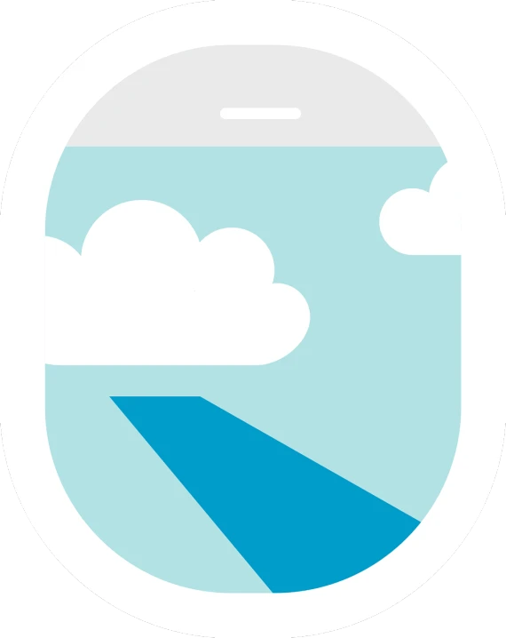 an airplane window with a view of the sky and clouds, vector art, pixabay, conceptual art, corporate phone app icon, rounded shapes, avatar image