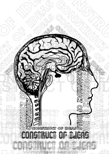 a black and white drawing of a brain, inspired by Constant, tool band art, coloring pages, side view close up of a gaunt, construction