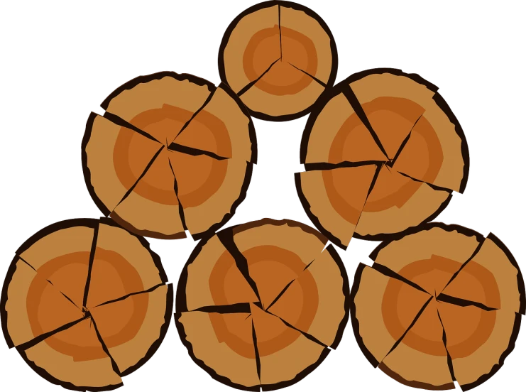 a bunch of slices of wood sitting on top of each other, a woodcut, background ( dark _ smokiness ), resources background, random background scene, circle