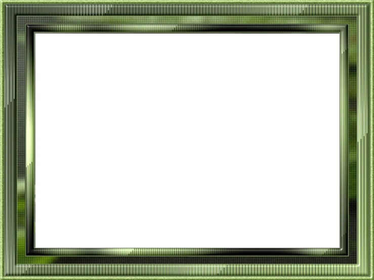 a green picture frame with a black background, digital art, by Edward Corbett, deviantart, digital art, cyber - punk background, panorama, metal border, megastructure background)