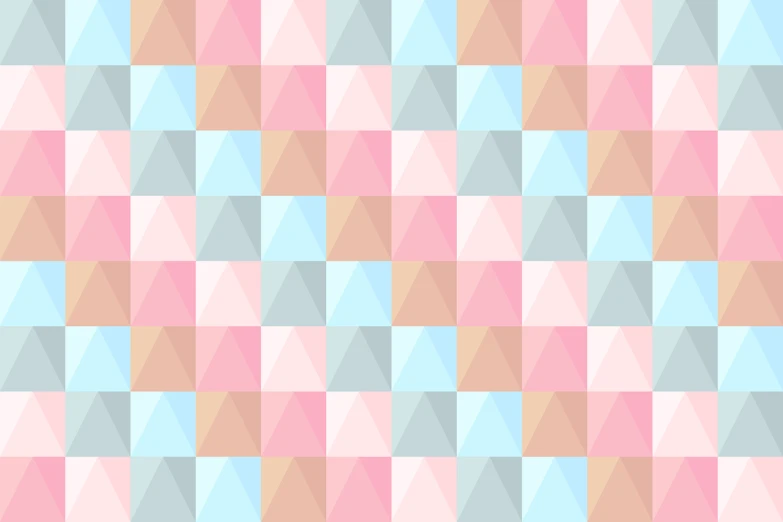 a pink and blue zigzag background, a mosaic, by Taiyō Matsumoto, minimalism, feminine in cute pastel shades, pyramid background, a wide full shot, peach and goma style