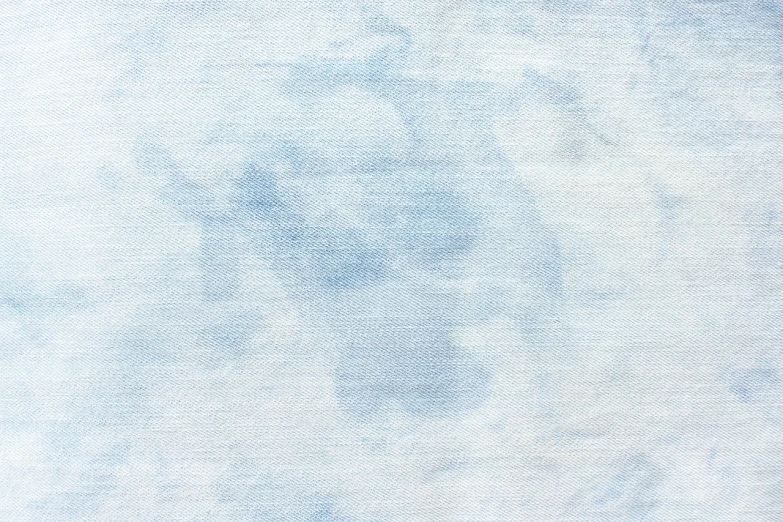 a close up of a blue and white tie dye, a portrait, inspired by Saitō Kiyoshi, flickr, minimalism, textured parchment background, blue jeans, white background”, face made out of clouds