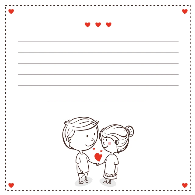 a couple of people standing next to each other, romanticism, template sheet, awww, text, child