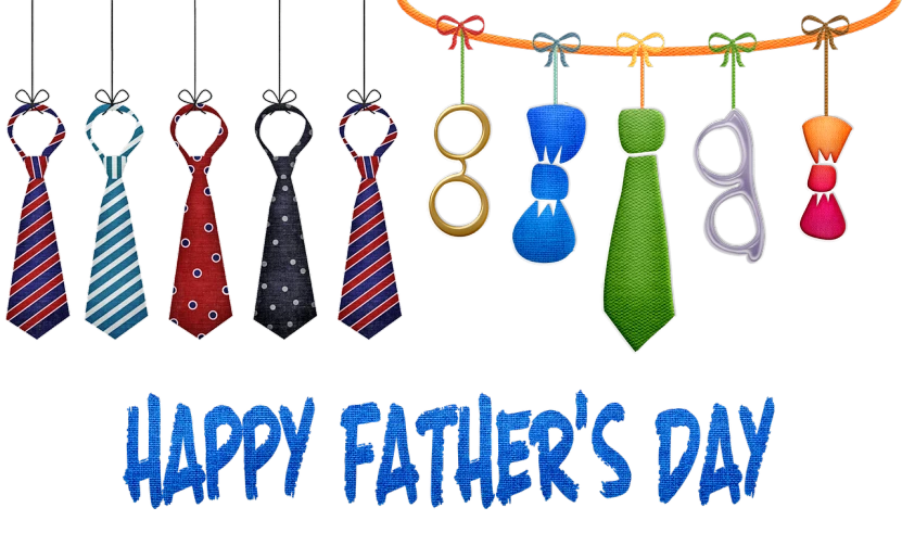 a bunch of ties that say happy father's day, a digital rendering, by Ingrida Kadaka, pixabay, on black background, 😃😀😄☺🙃😉😗, 2 0 1 4, family portrait