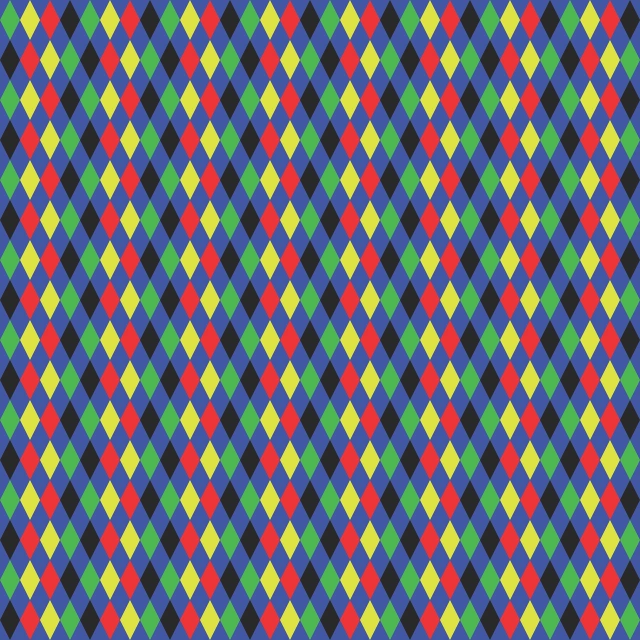 an image of a blue and green checkered pattern, a digital rendering, inspired by Steve Argyle, in black blue gold and red, minions background, repeat pattern, jester