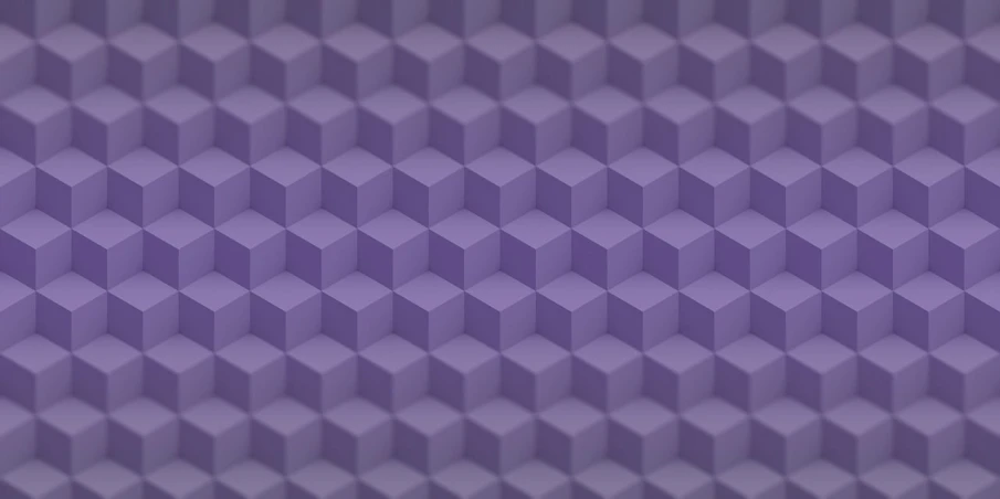 a close up of a purple geometric pattern, a 3D render, polycount, digital art, cubes, iphone wallpaper, background out of focus, not isometric