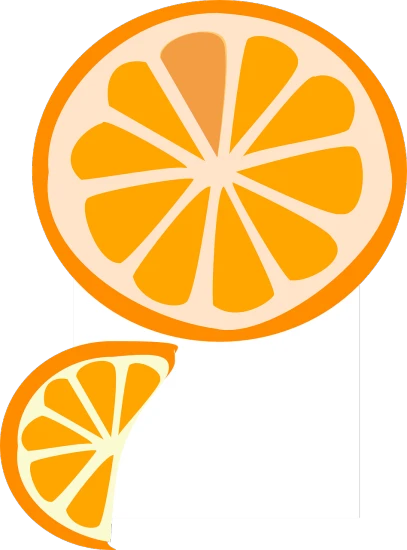 a slice of orange sitting on top of a piece of paper, a screenshot, inspired by Masamitsu Ōta, trending on pixabay, sōsaku hanga, card back template, 1128x191 resolution, lemonade, thumbnail