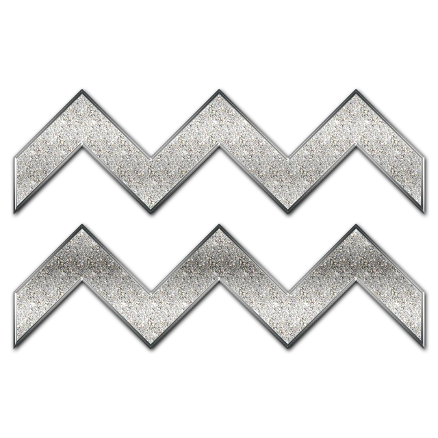 two silver chevrons on a black background, inspired by Aquirax Uno, tumblr, glitter gif, libra symbol, artwork in the style of z.w. gu, white border and background